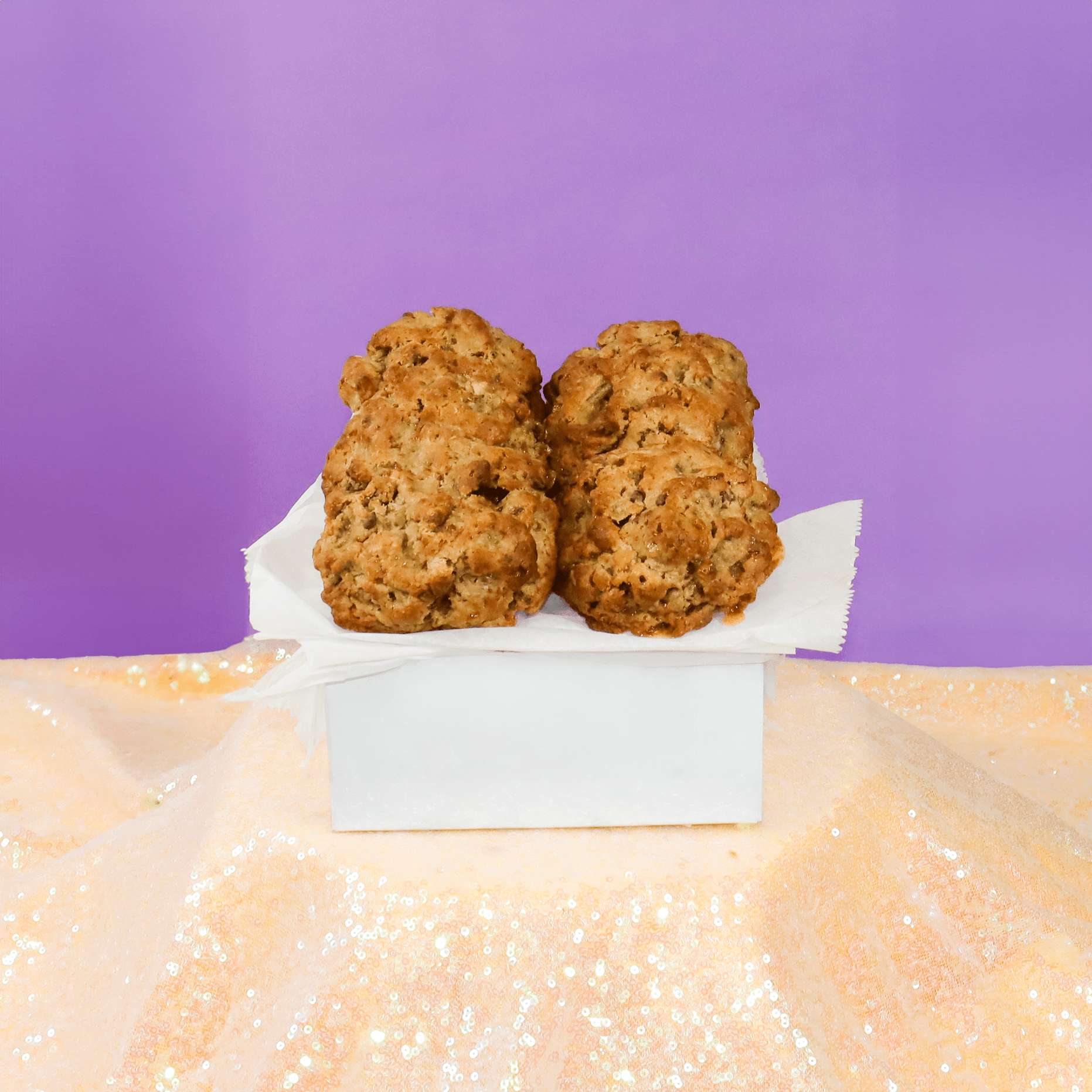 Box of Sticky Toffee - nana Chip - Funny Face Bakery
