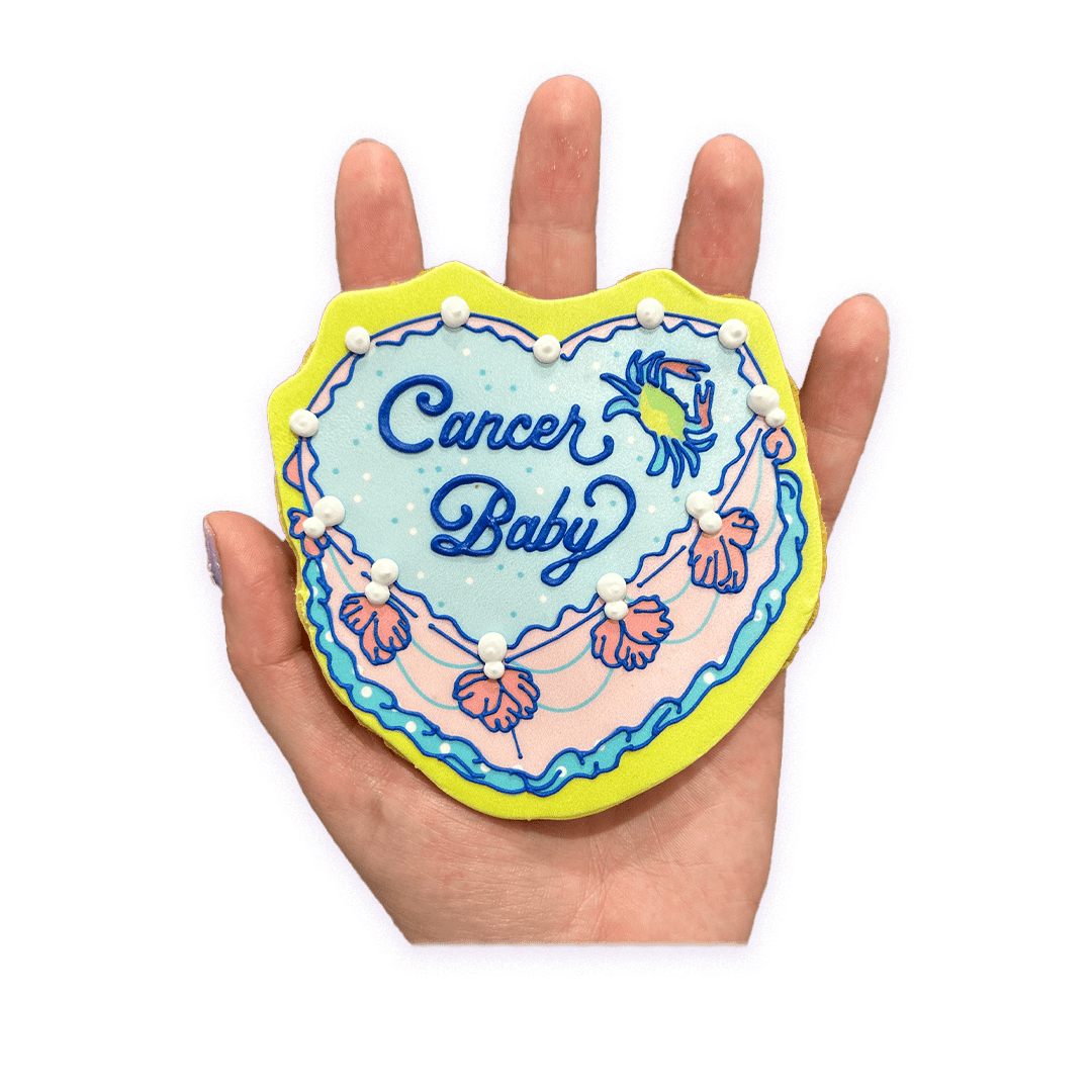 Cancer Baby — cookies from Funny Face Bakery NYC, order online or visit us in New York City