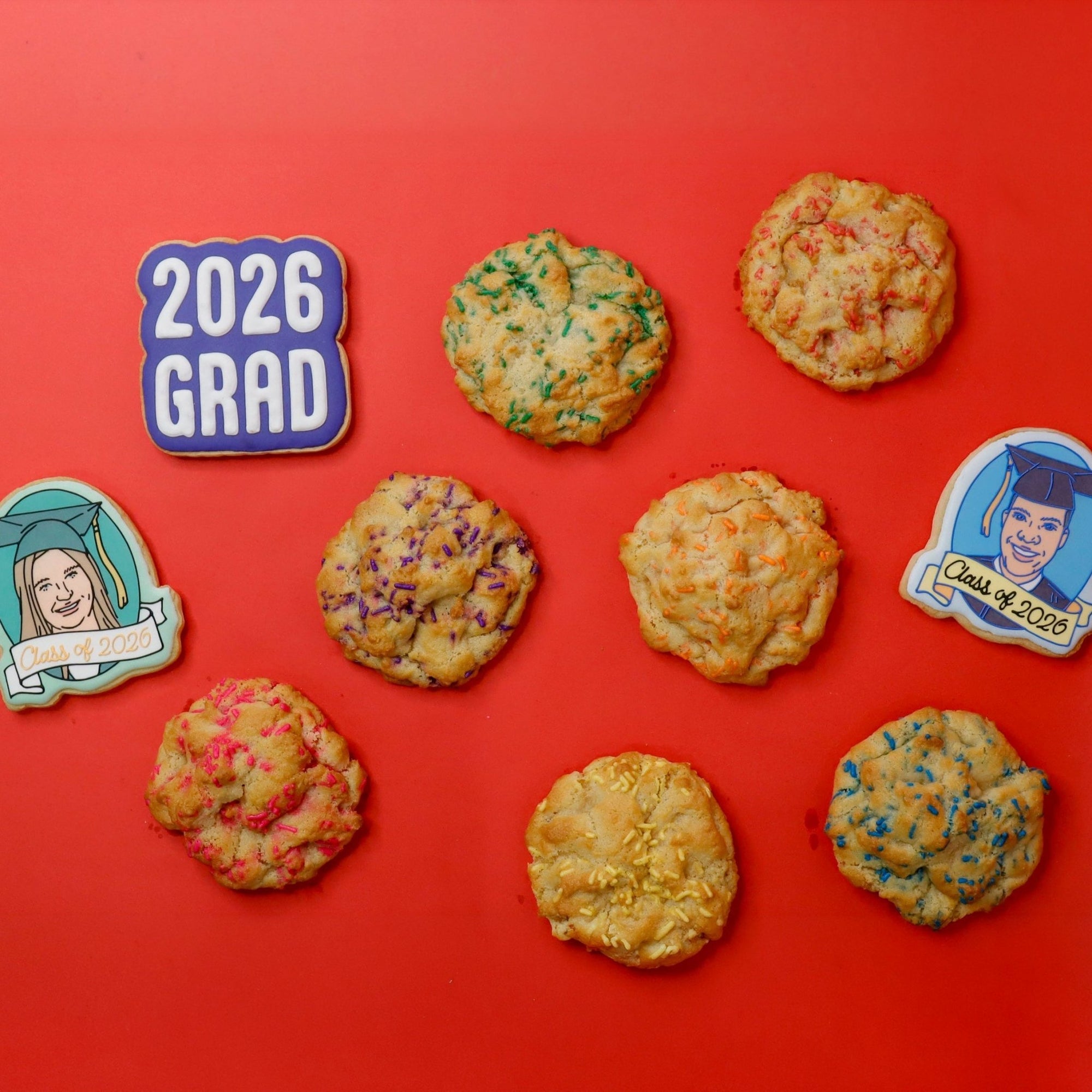 Custom Crumbfetti Gooey Cookie from Funny Face Bakery NYC — stuffed & gooey, pickup in NoHo or Seaport or order online