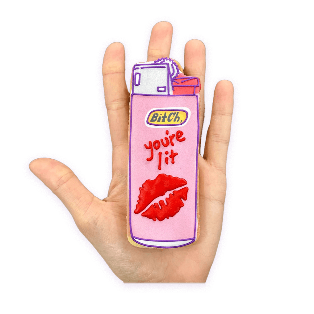 Bitch, You're Lit - Funny Face Bakery