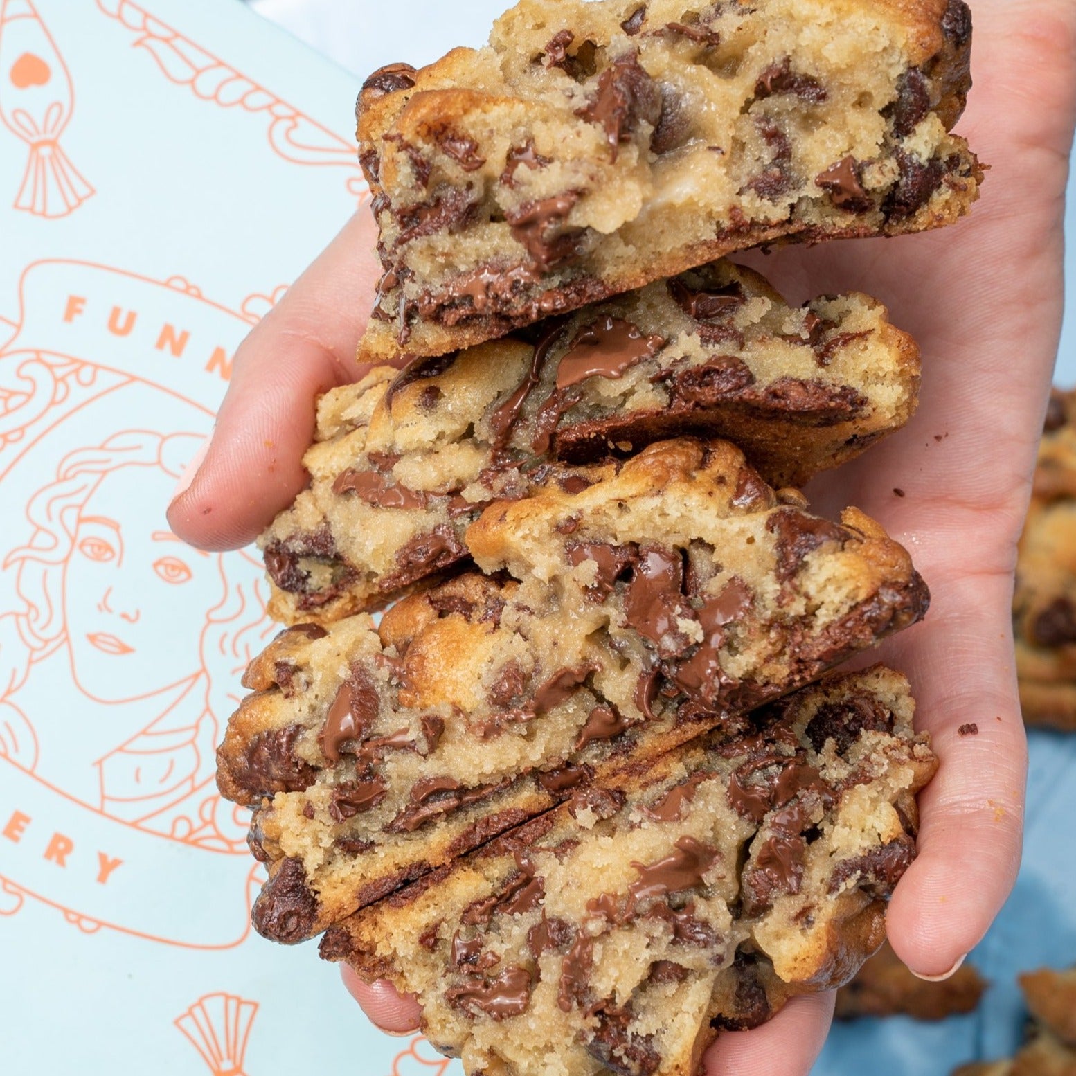 Box of Chocolate Chip - Funny Face Bakery