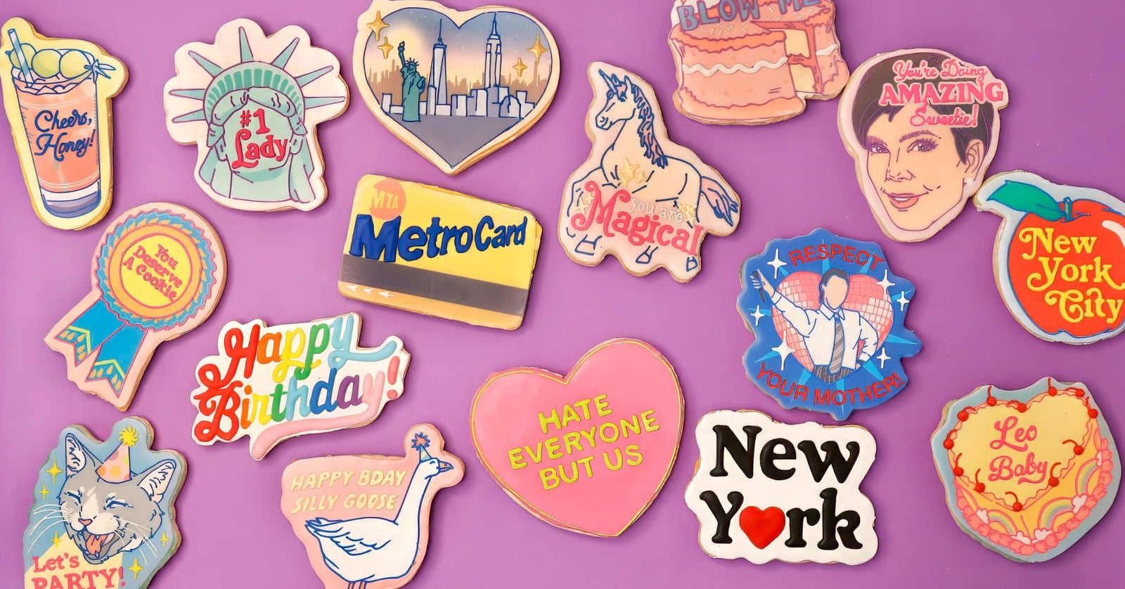 Decorated Cookies - Funny Face Bakery