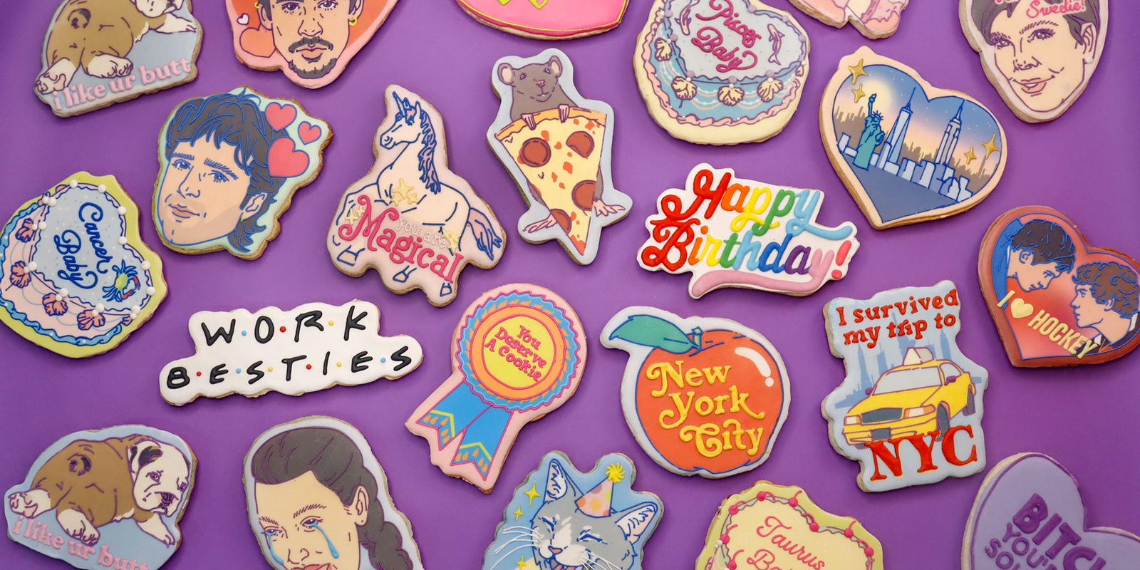 Decorated Cookies - Funny Face Bakery
