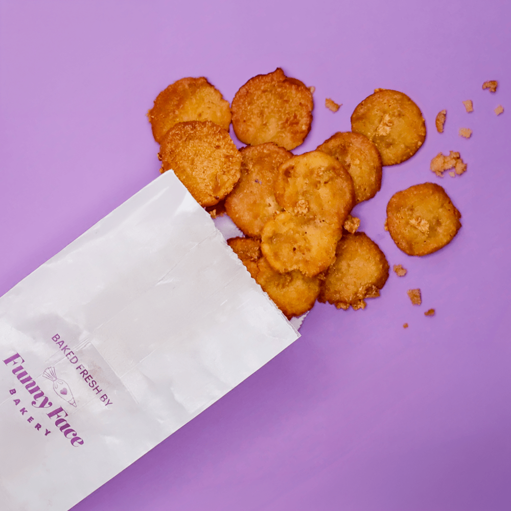 Bag of Brown Butter Toffee Crisps - Funny Face Bakery