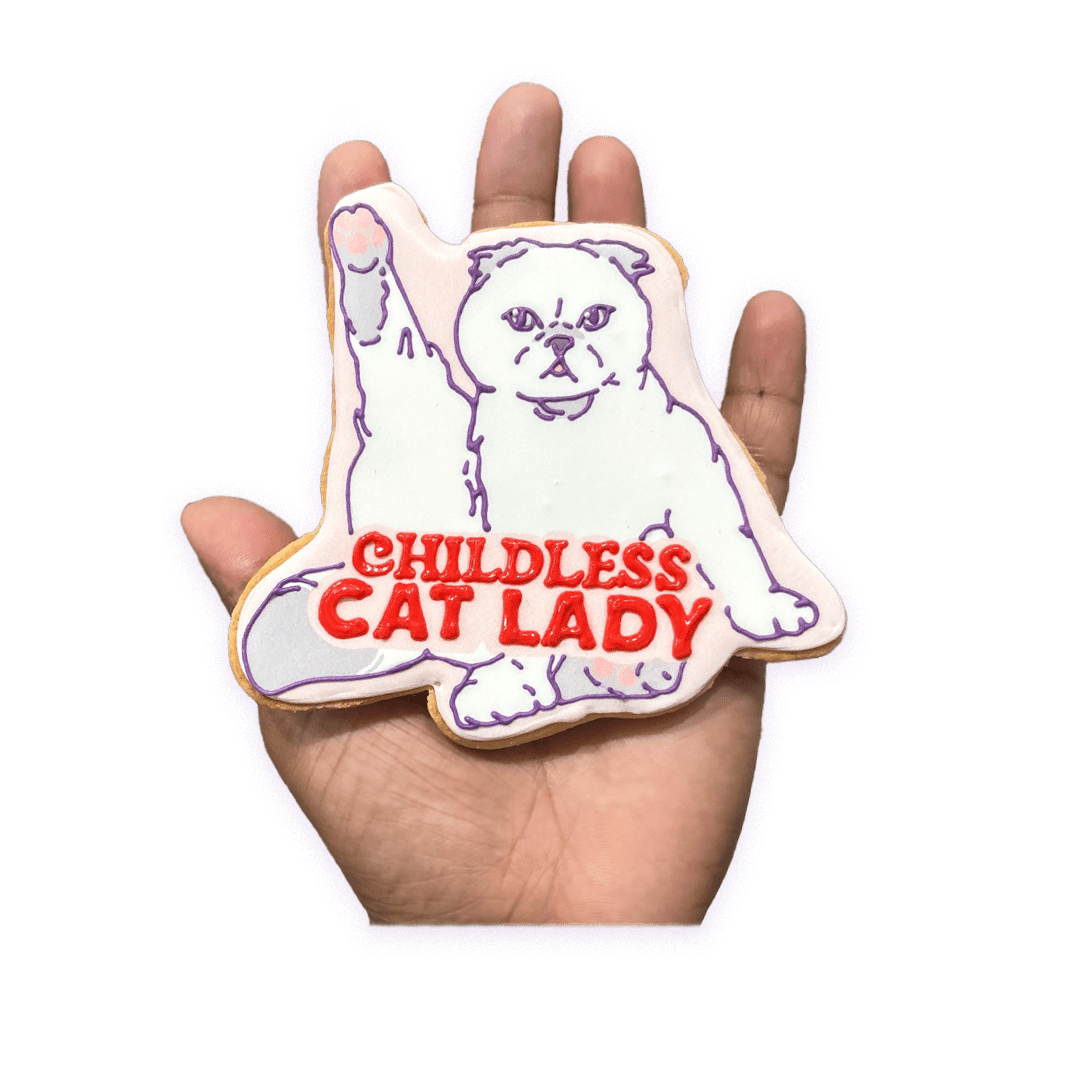 Childless Cat Lady - Funny Face Bakery