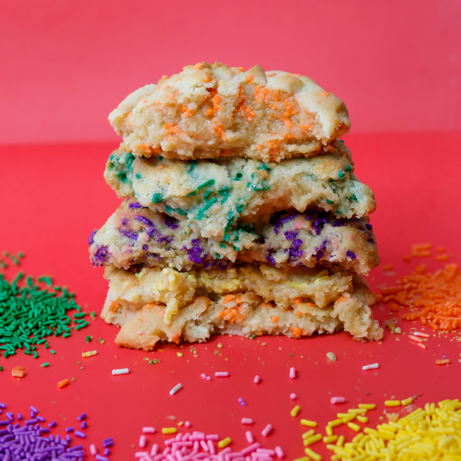 Custom Crumbfetti Gooey Cookie from Funny Face Bakery NYC — stuffed & gooey, pickup in NoHo or Seaport or order online