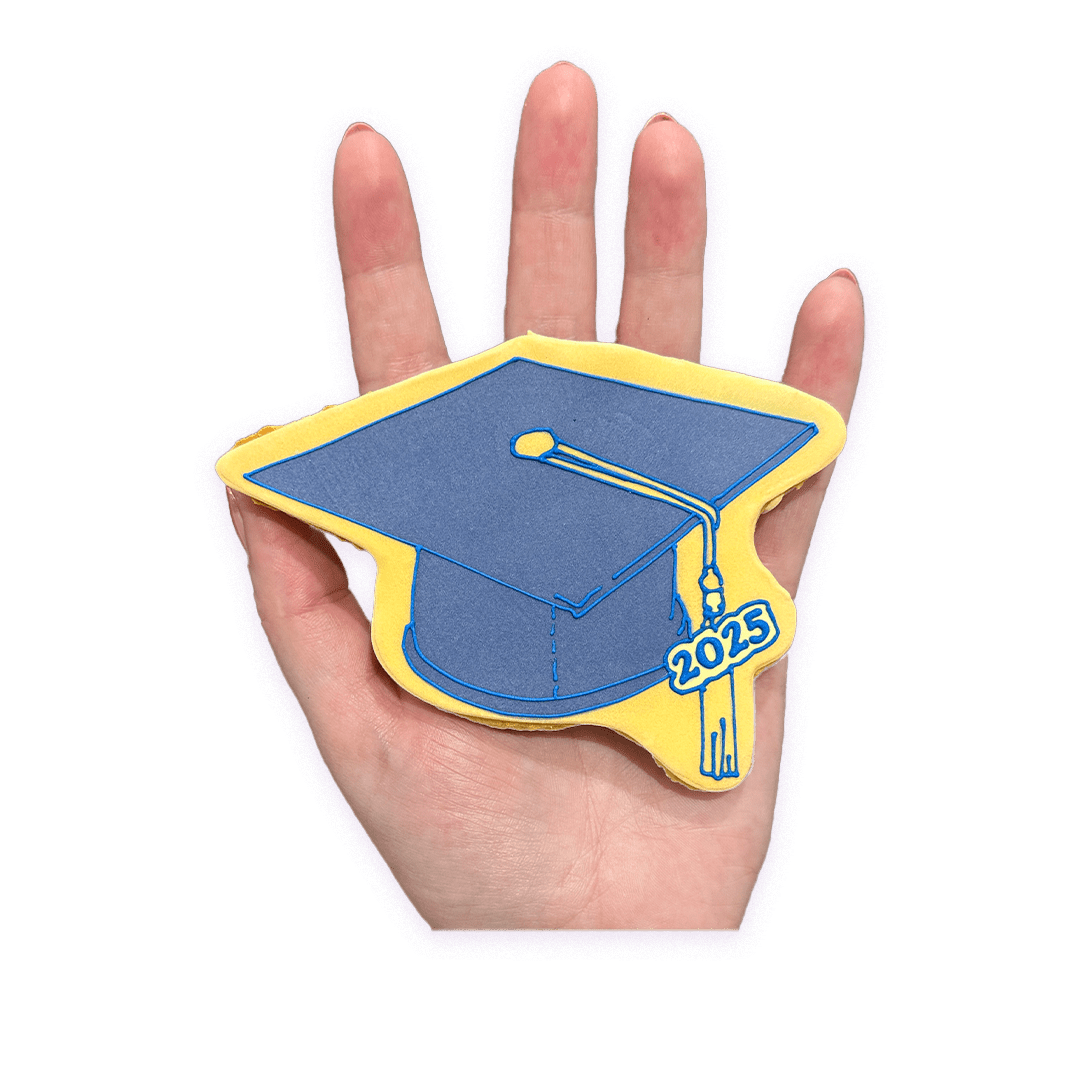Custom Grad Caps - Funny Face Bakery