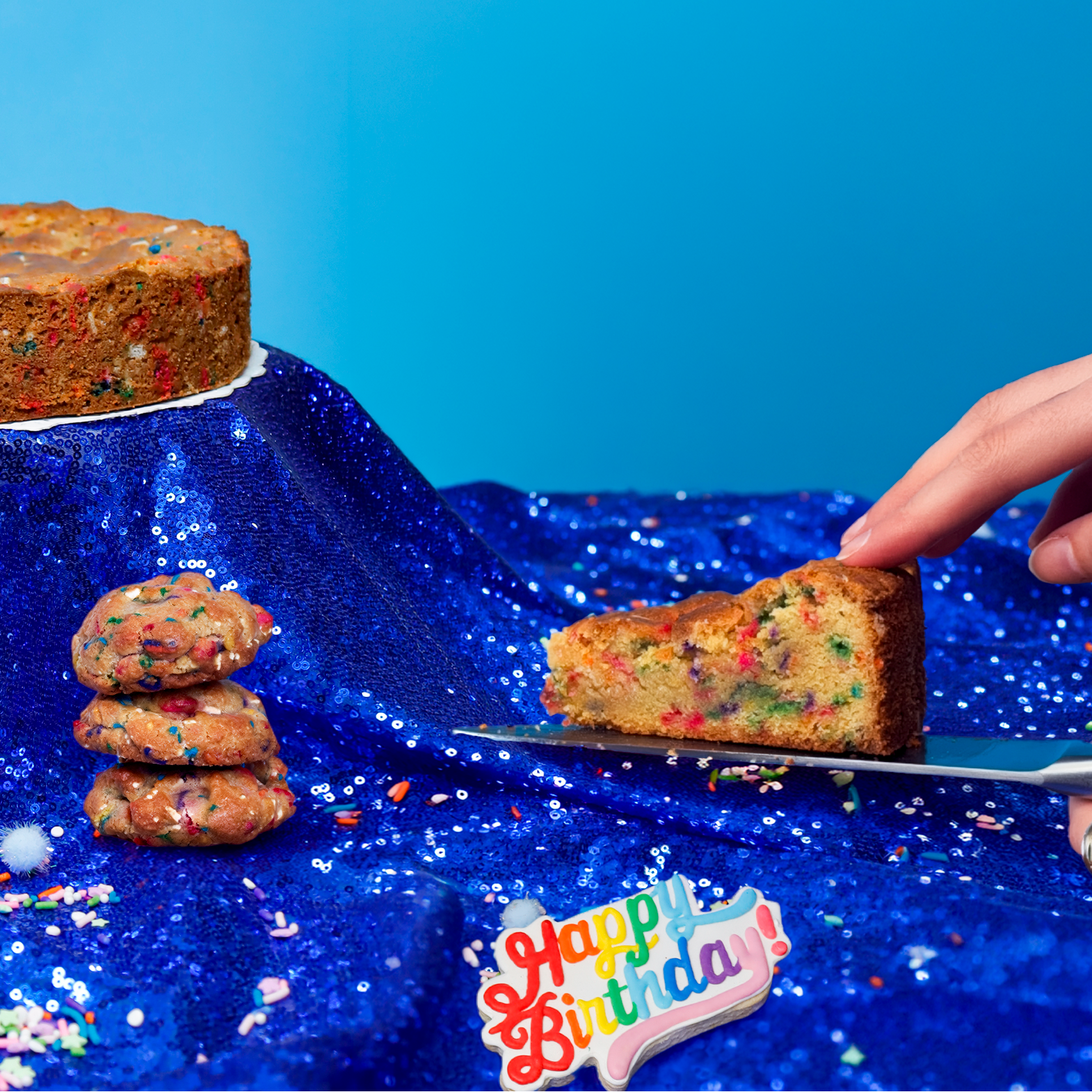 Gooey Cookie Cake - Funny Face Bakery