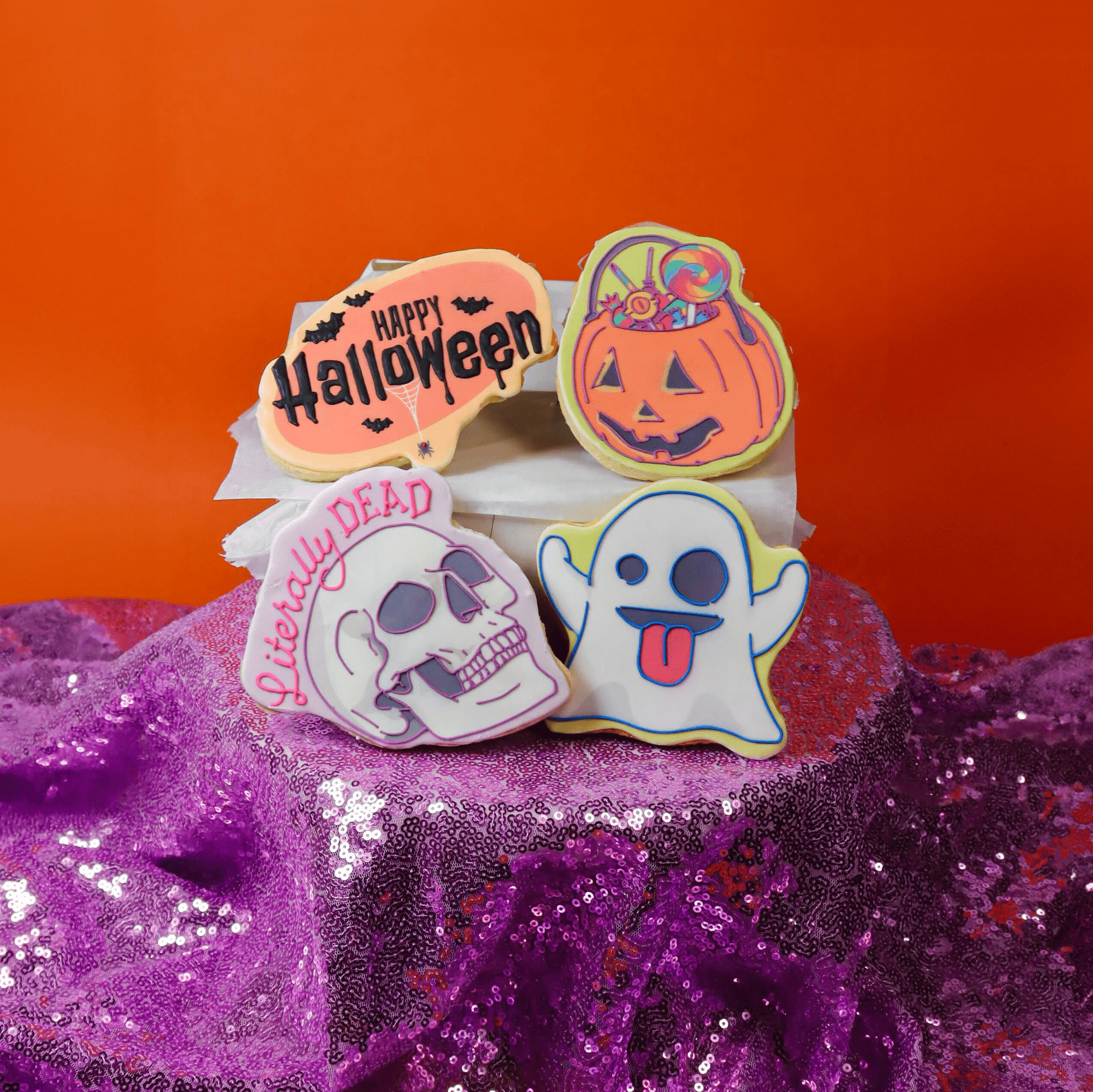 Happy Halloween Pack — cookies from Funny Face Bakery NYC, order online or visit us in New York City