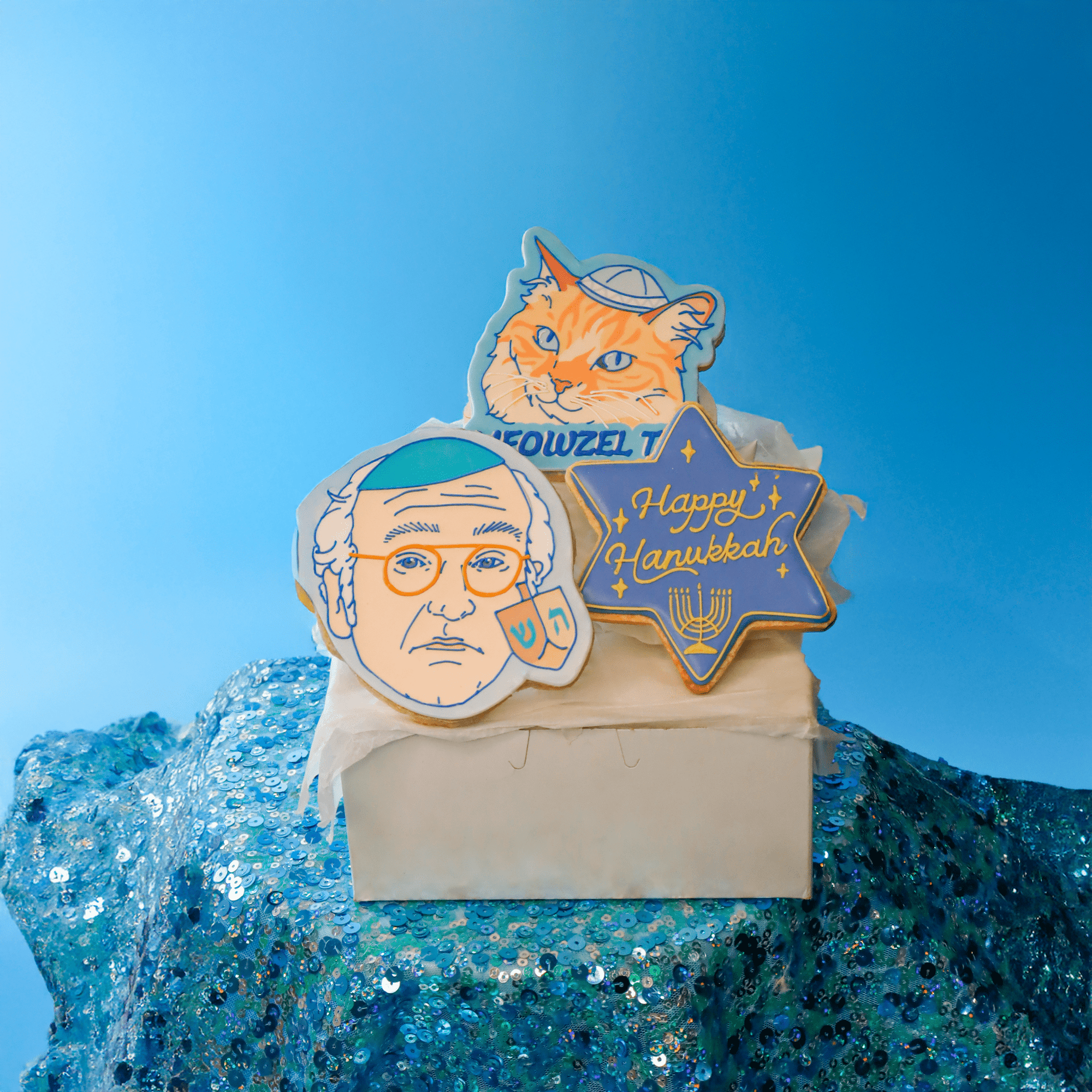 Happy Hanukkah Pack - Funny Face Bakery