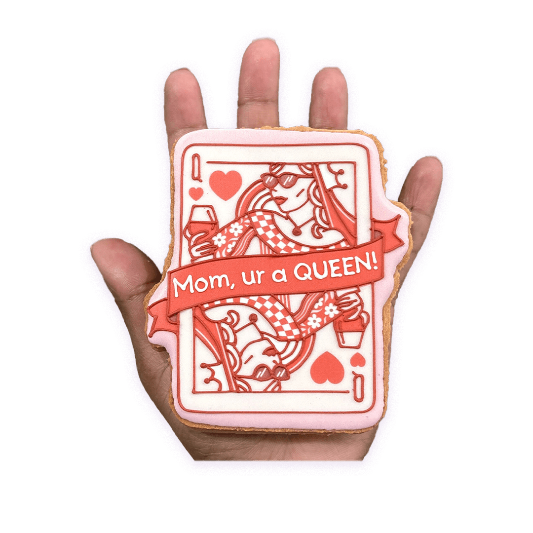 Mom, ur a QUEEN! - Funny Face Bakery
