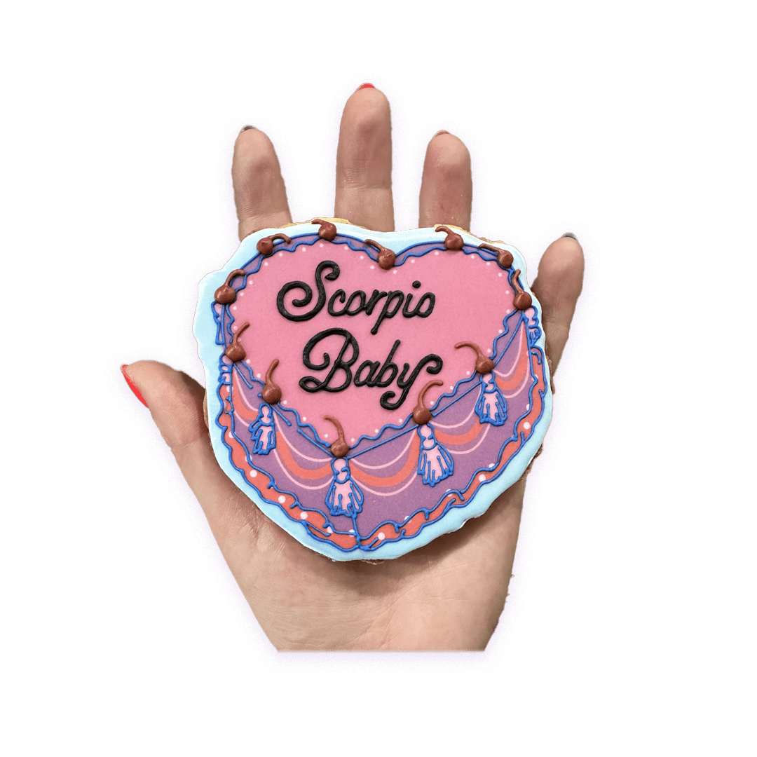 Scorpio Baby — cookies from Funny Face Bakery NYC, order online or visit us in New York City