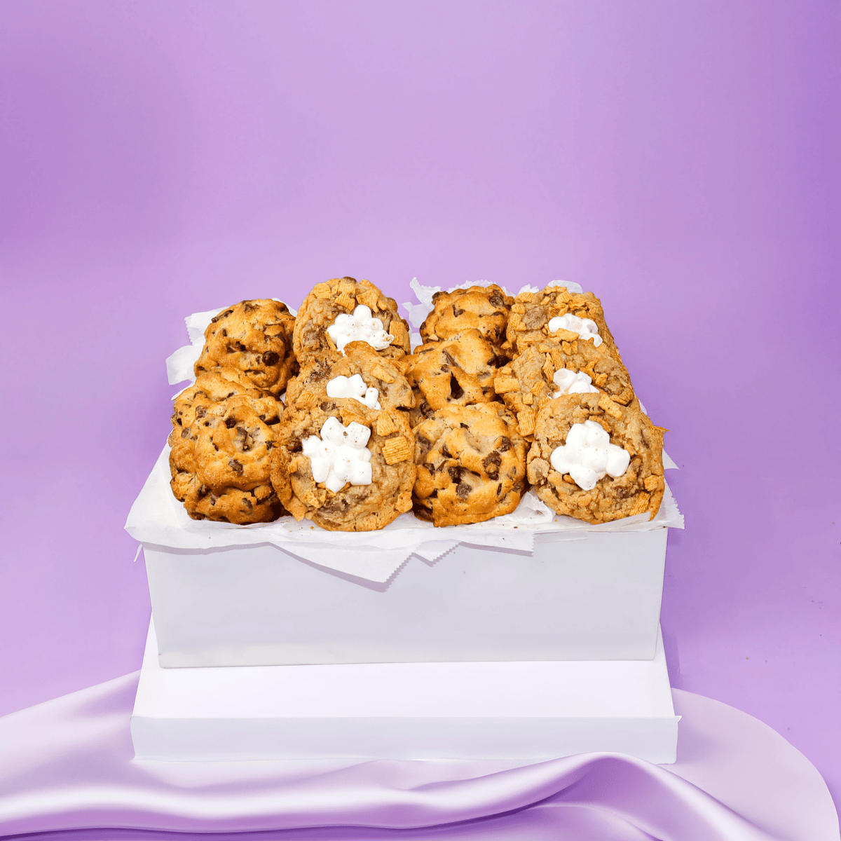 Variety Box: Chocolate Chip &amp; S&#39;mores - Funny Face Bakery