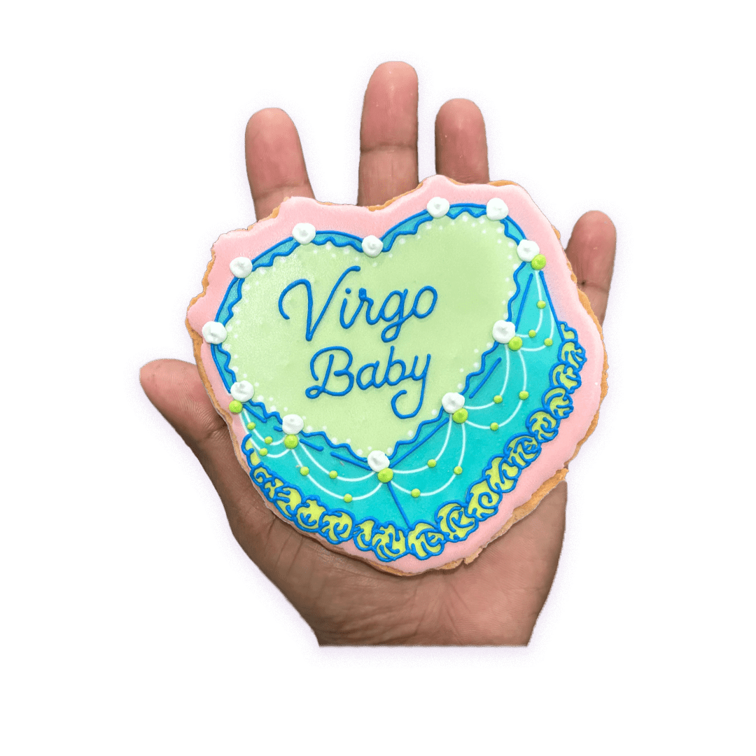 Virgo Baby — cookies from Funny Face Bakery NYC, order online or visit us in New York City
