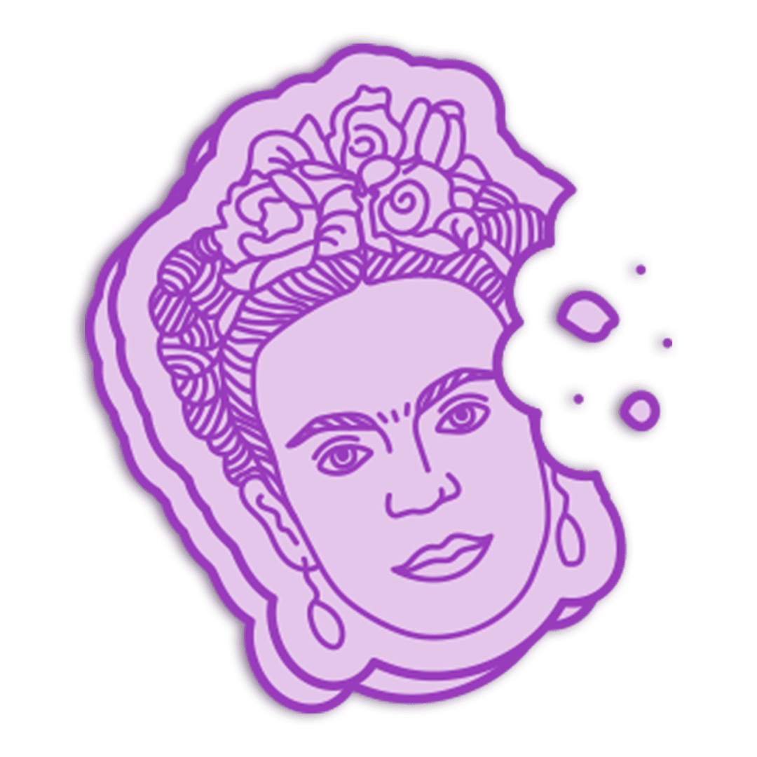 Custom Face Cookie With Text - Funny Face Bakery