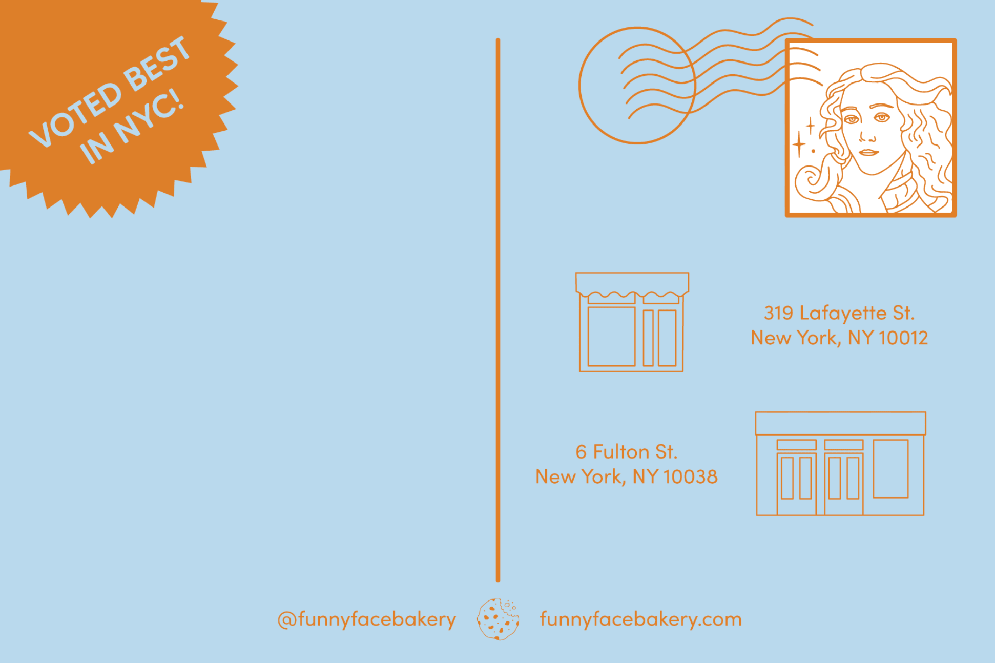 Greetings From NYC! — cookies from Funny Face Bakery NYC, order online or visit us in New York City