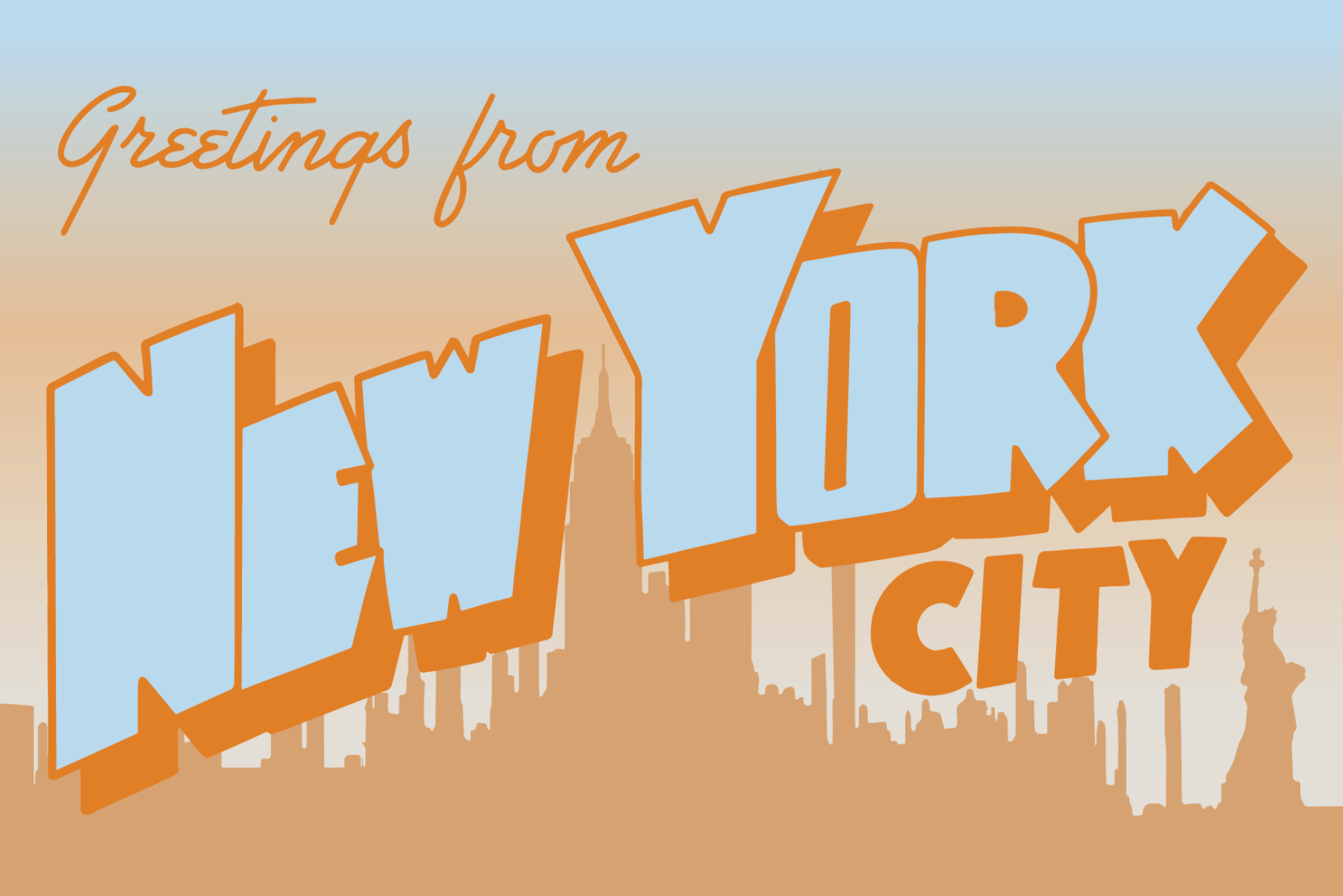 Greetings From NYC! - Funny Face Bakery