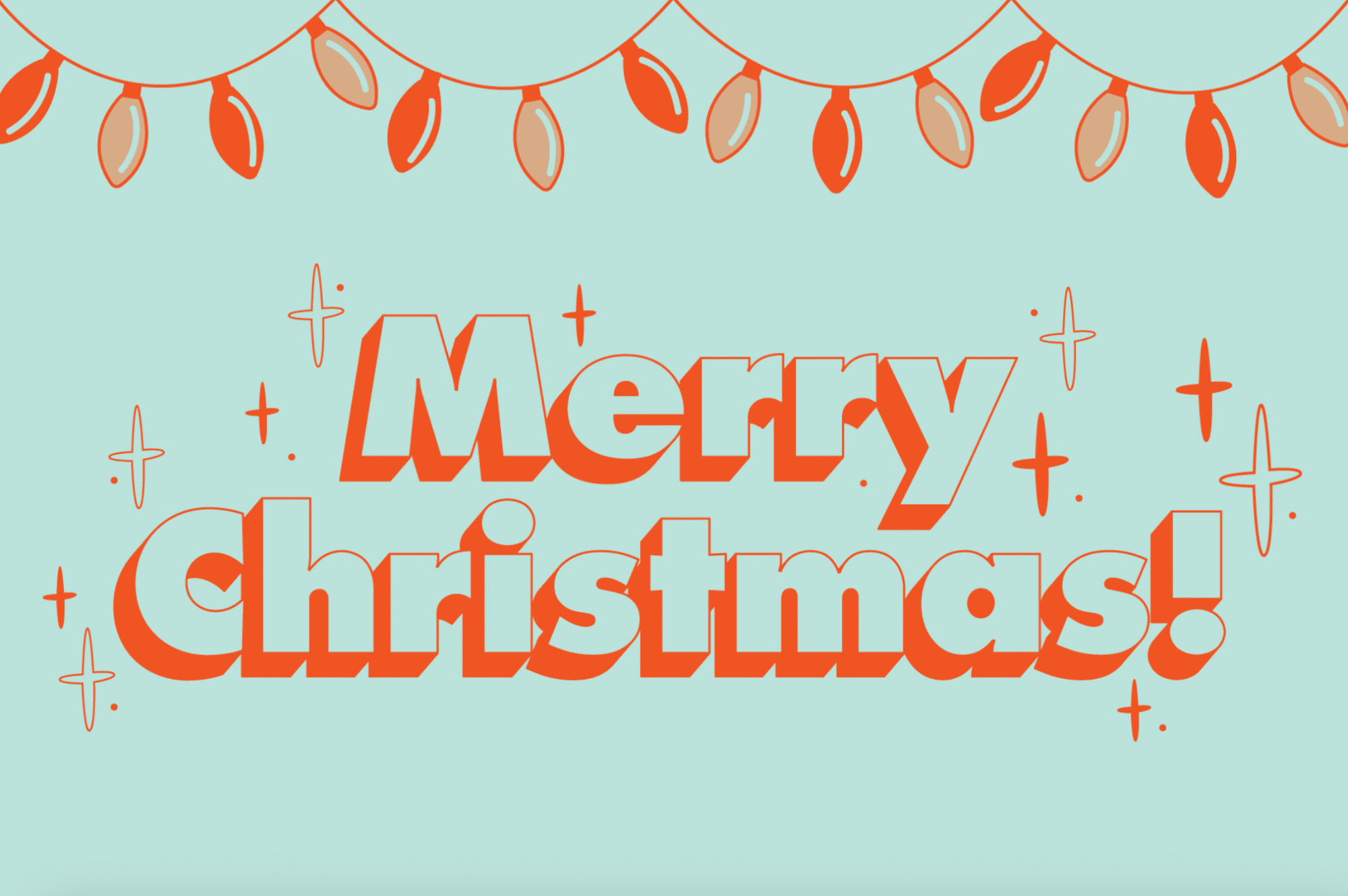 Merry Christmas! — cookies from Funny Face Bakery NYC, order online or visit us in New York City