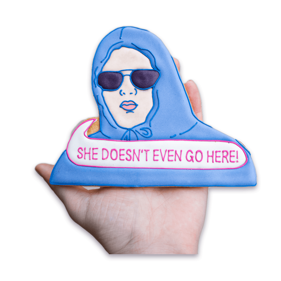 She Doesn't Even Go Here - Funny Face Bakery