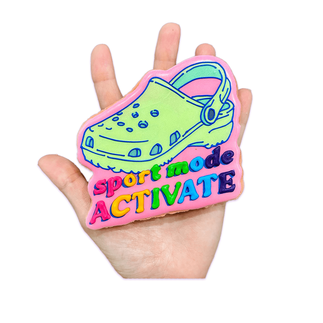 walk it like i croc it sticker