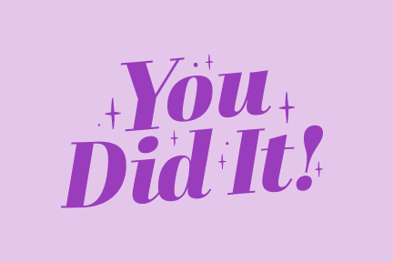 You Did It! — cookies from Funny Face Bakery NYC, order online or visit us in New York City